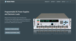 Desktop Screenshot of magna-power.com